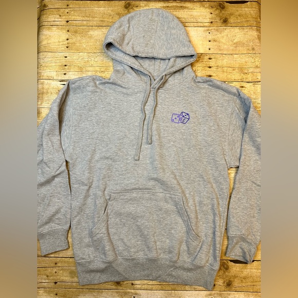 NWOT Smart Blanks Welcome to Las Vegas Essential Hoodie in Grey - Picture 2 of 5